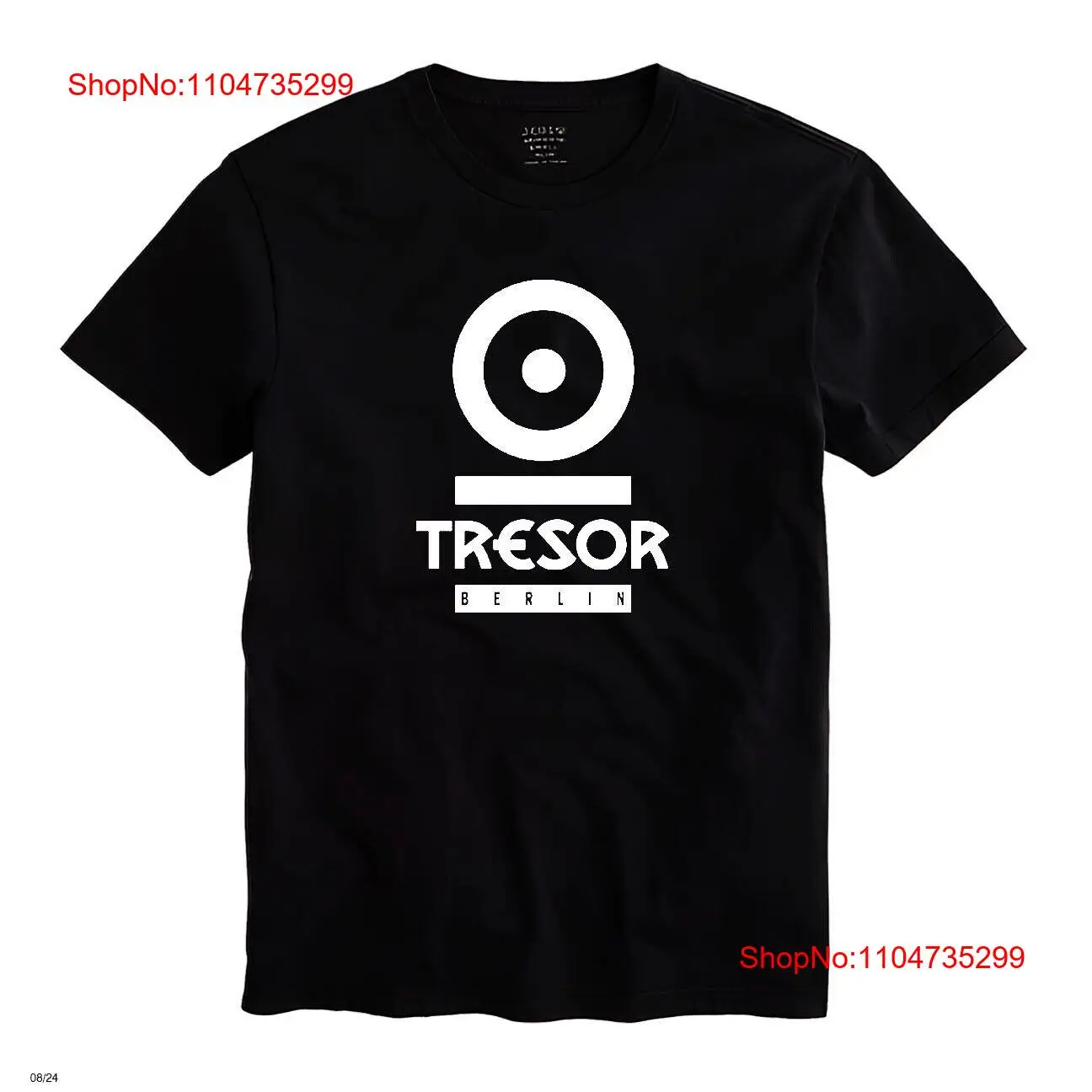 Street Fashion Magazine - T 셔츠 Tresor Berlin 남성 블랙