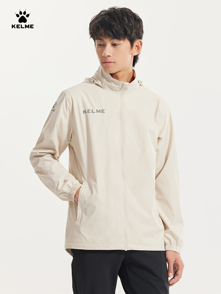 Reflective Jacket Running - KELME 남성용 스포츠 바람막이, 방풍 축구