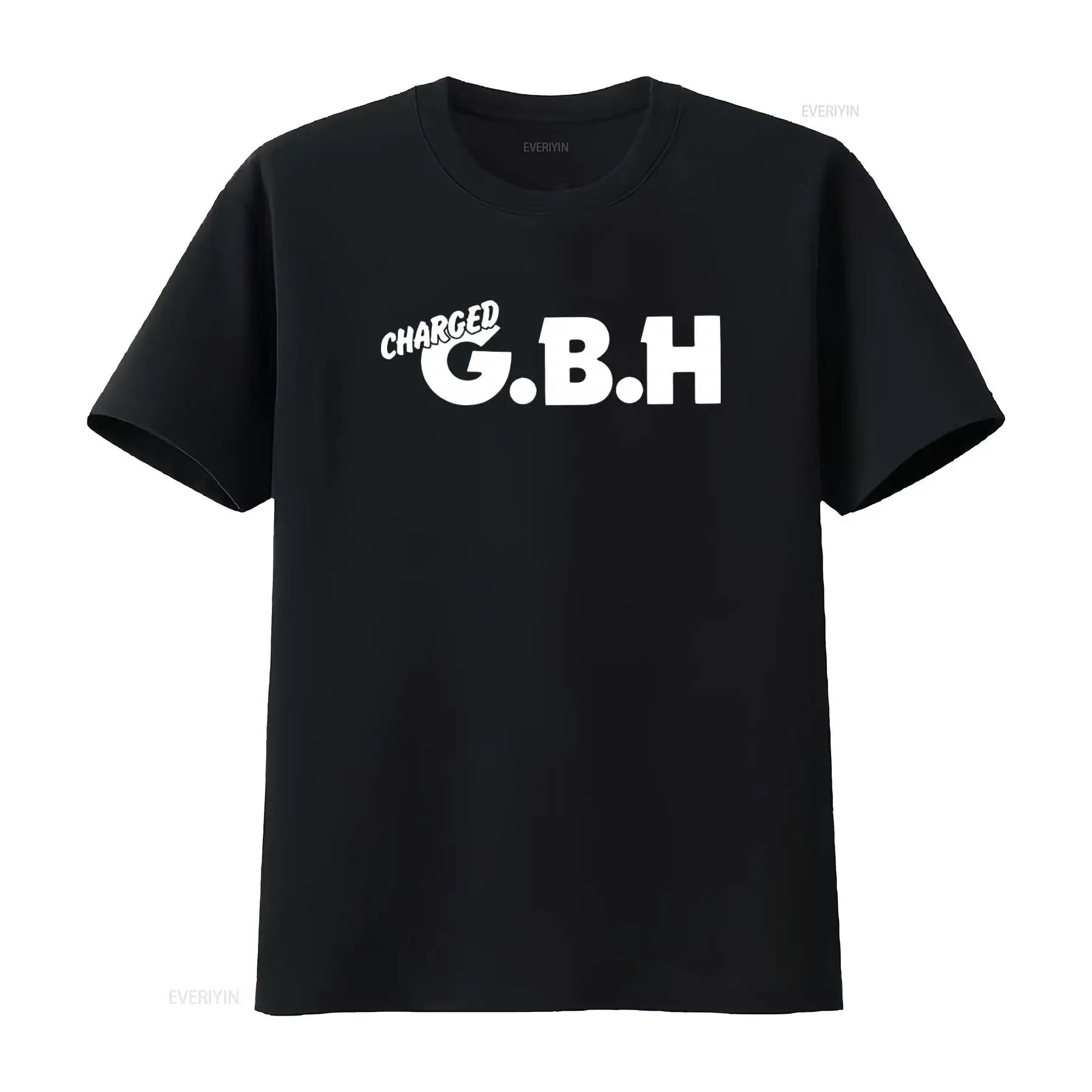 Street Fashion Magazine - GBH 펑크 록 차지드 티셔츠 뮤직