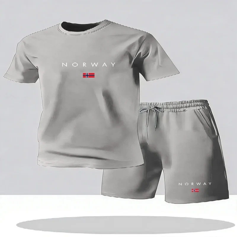 Street Fashion Urban - 2026 신상 남성 캐주얼 반팔 반바지