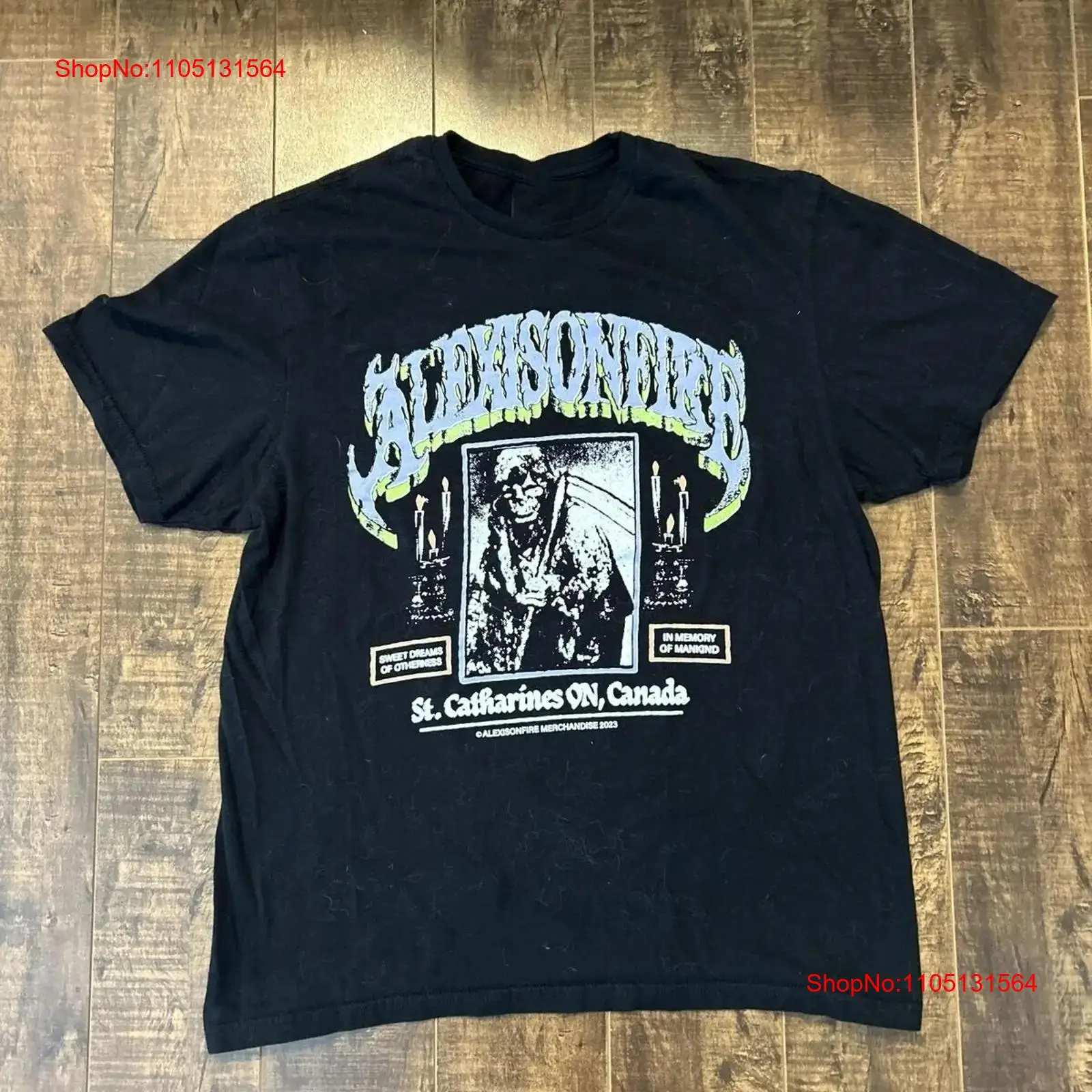2023 콘서트 Alexisonfire 밴드 티셔츠 블 - Street Fashion Magazine 리뷰 및 가격