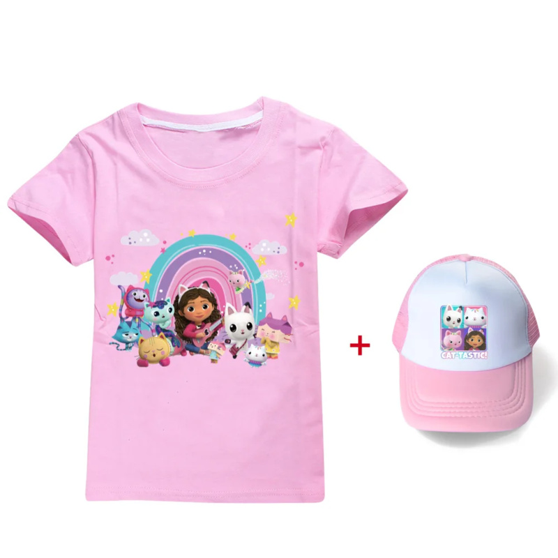 캔디 2025Gabbys 인형 집 3D 인쇄 어린이 티 - Fashion Street Cat 리뷰 및 가격