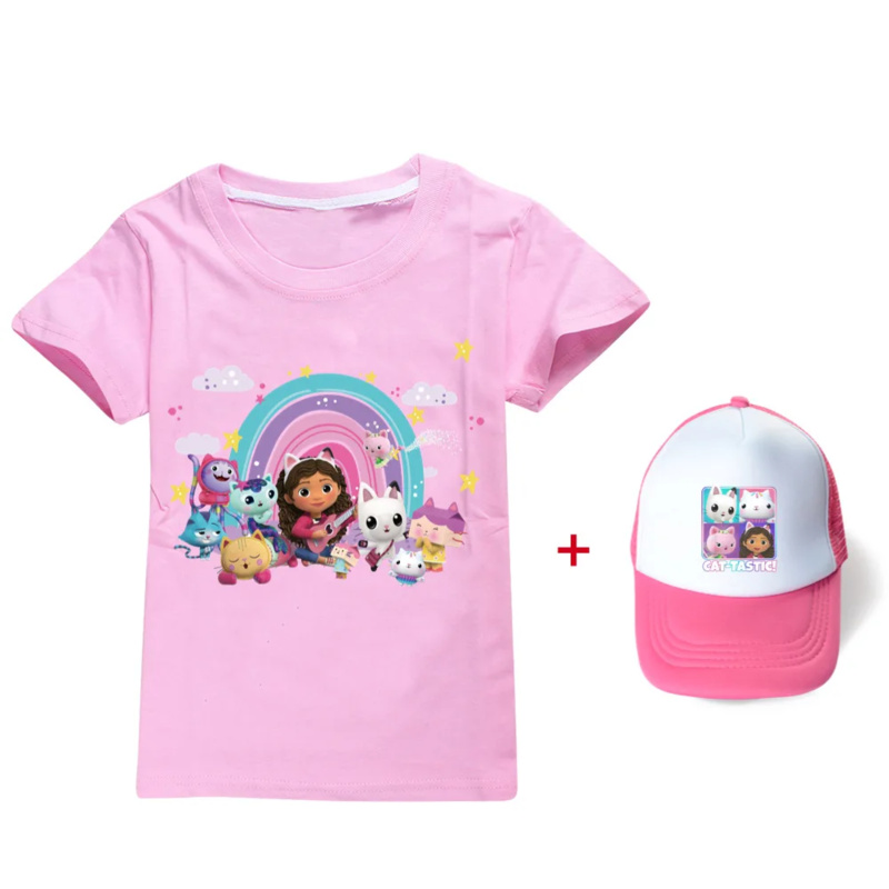 캔디 2025Gabbys 인형 집 3D 인쇄 어린이 티 - Fashion Street Cat 리뷰 및 가격