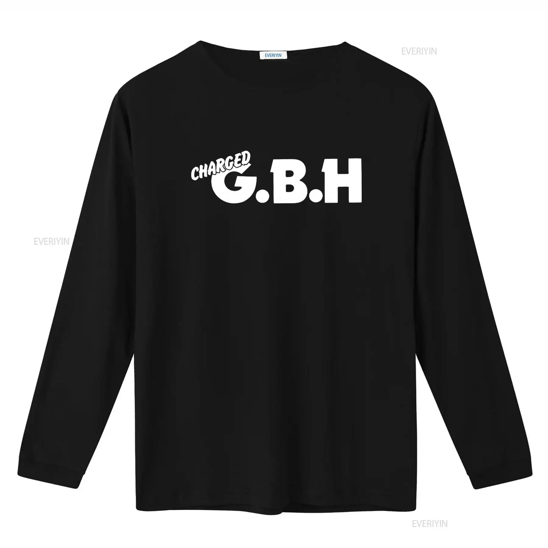 GBH 펑크 록 차지드 티셔츠 뮤직 밴드 프린트 빈티지 - Street Fashion Magazine 리뷰 및 가격