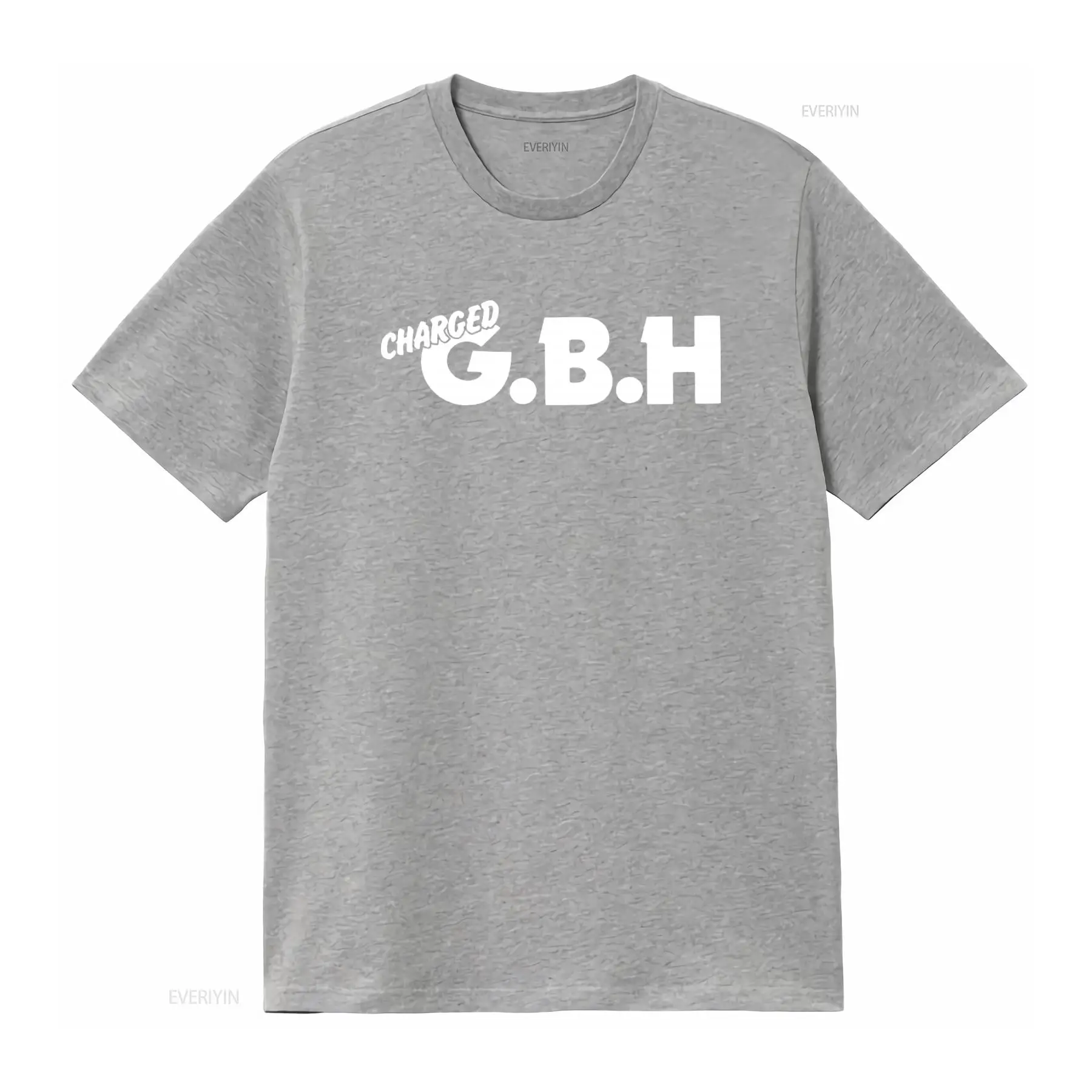 GBH 펑크 록 차지드 티셔츠 뮤직 밴드 프린트 빈티지 - Street Fashion Magazine 리뷰 및 가격