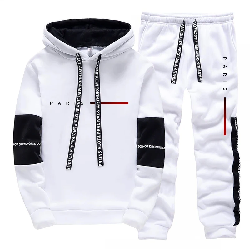 파리 패션 후디 스트리트웨어 남성 세트 후드 스웨트셔츠 - Street Fashion Male 리뷰 및 가격