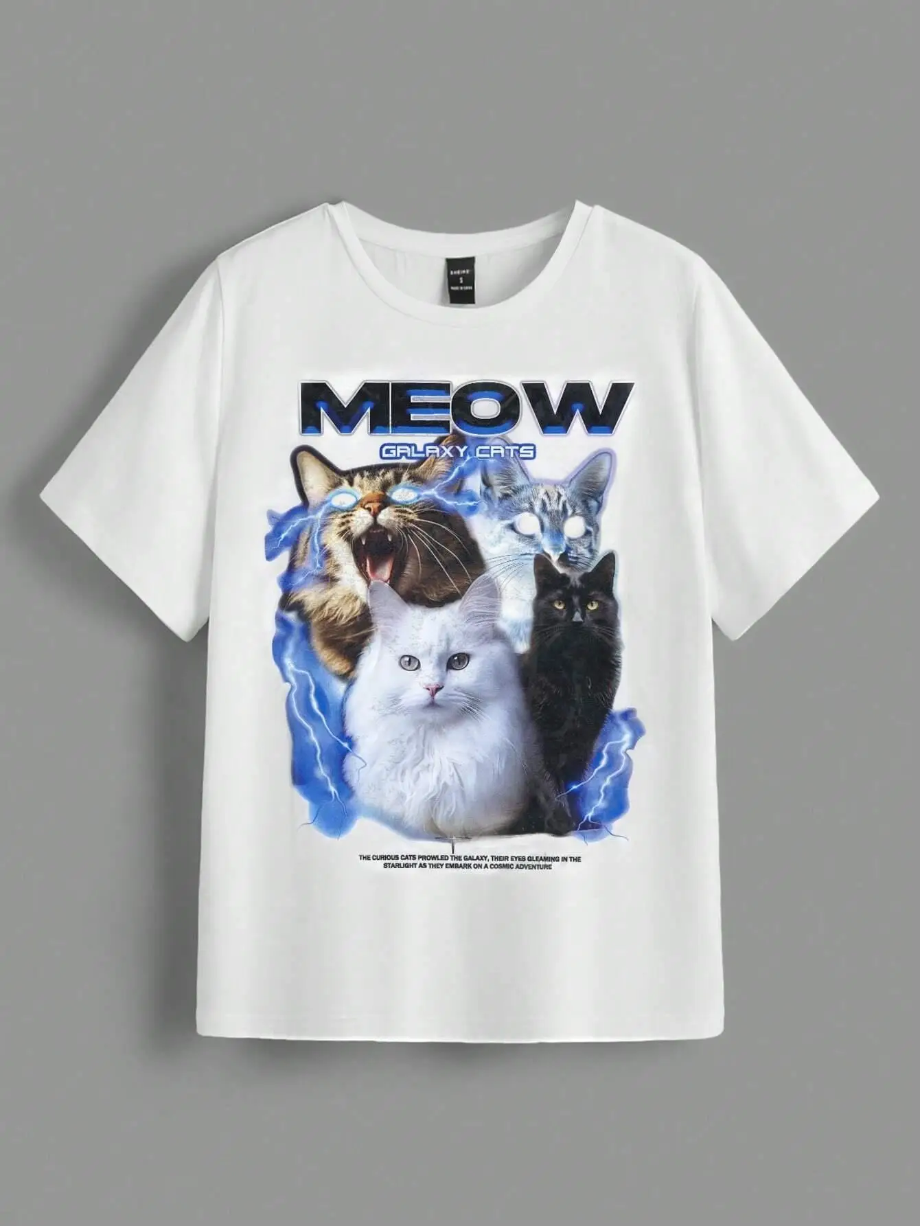 여성용 빈티지 티셔츠, 재미있는 고양이 인쇄, 반팔 티 - Fashion Street Cat 리뷰 및 가격