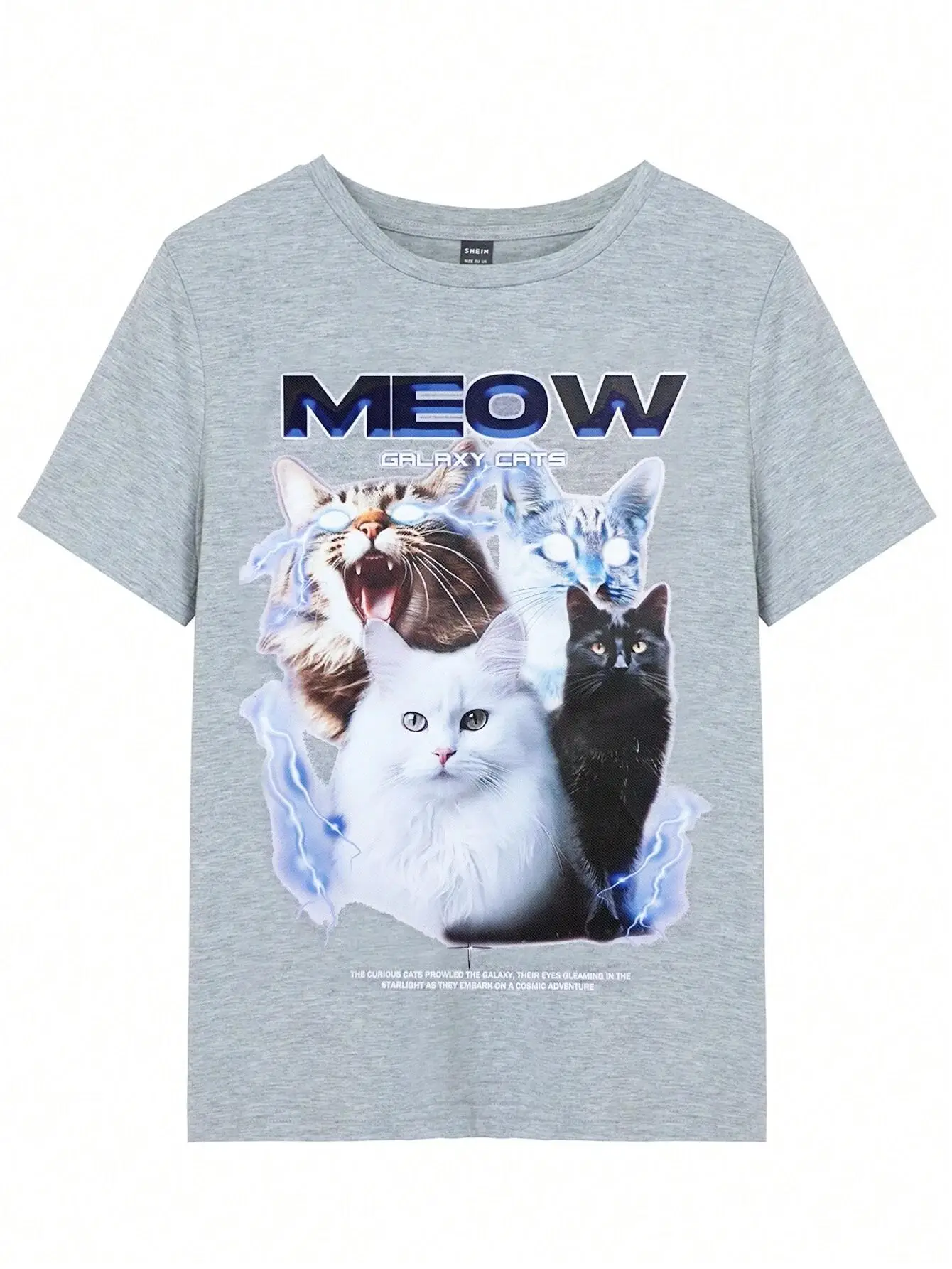 여성용 빈티지 티셔츠, 재미있는 고양이 인쇄, 반팔 티 - Fashion Street Cat 리뷰 및 가격