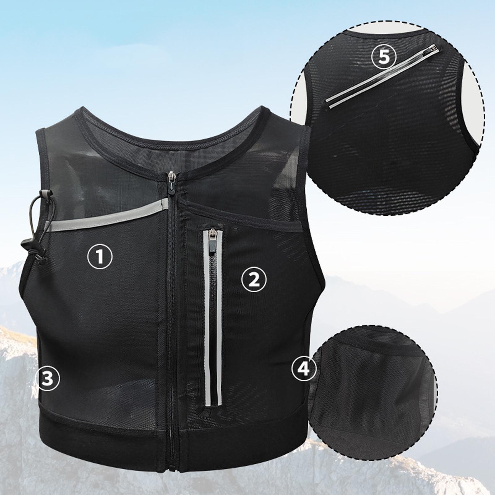 러닝 조끼 가방 가슴 팩 사이클링 야간 걷기를 위한 반 - Reflective Jacket Running 리뷰 및 가격