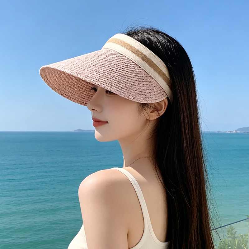 맞춤 자수 로고 야외용 햇빛 가리개 밀짚모자 여성 여름 - Baseball Cap Fitted 리뷰 및 가격