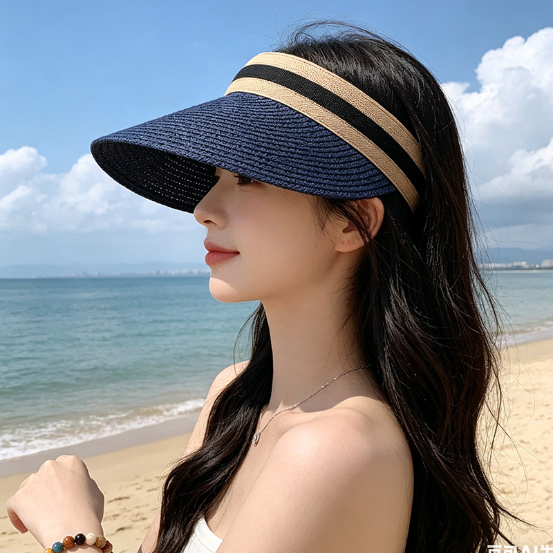 맞춤 자수 로고 야외용 햇빛 가리개 밀짚모자 여성 여름 - Baseball Cap Fitted 리뷰 및 가격