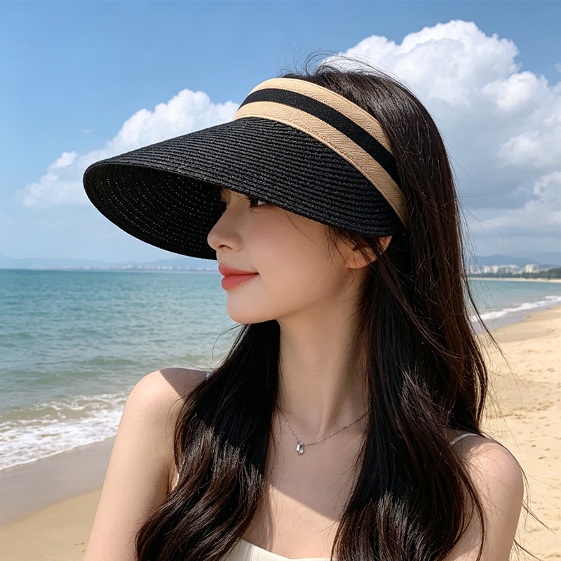 맞춤 자수 로고 야외용 햇빛 가리개 밀짚모자 여성 여름 - Baseball Cap Fitted 리뷰 및 가격