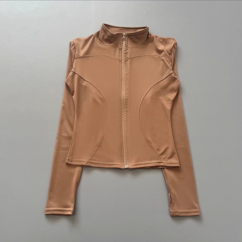 여성용 운동 재킷 스트레치 장착 지퍼 앞 긴 소매 달리 - Reflective Jacket Running 리뷰 및 가격