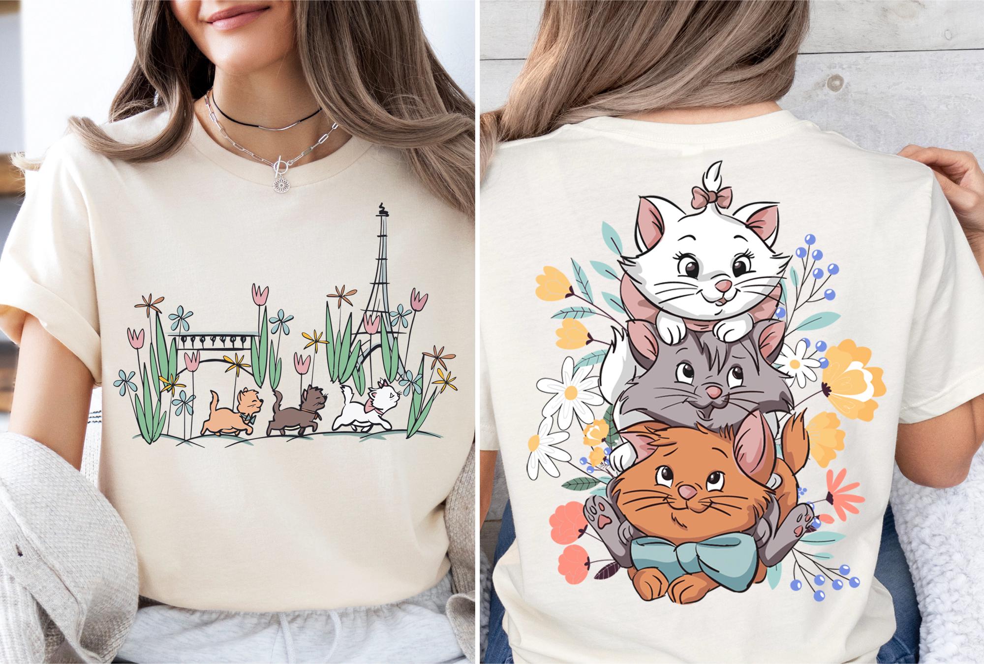 여성 여름 만화 새 티셔츠 The Aristocats  - Fashion Street Cat 리뷰 및 가격