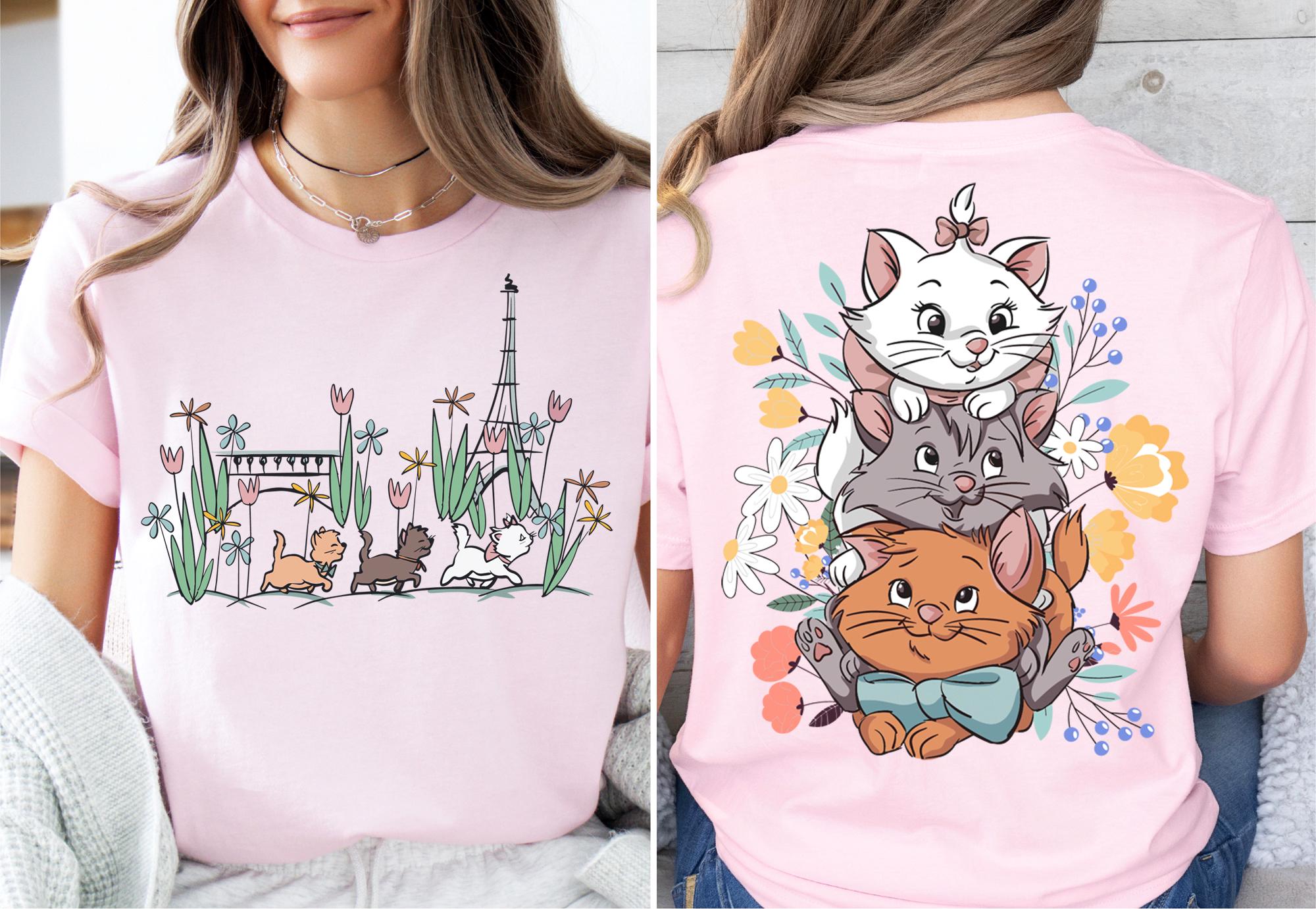 여성 여름 만화 새 티셔츠 The Aristocats  - Fashion Street Cat 리뷰 및 가격