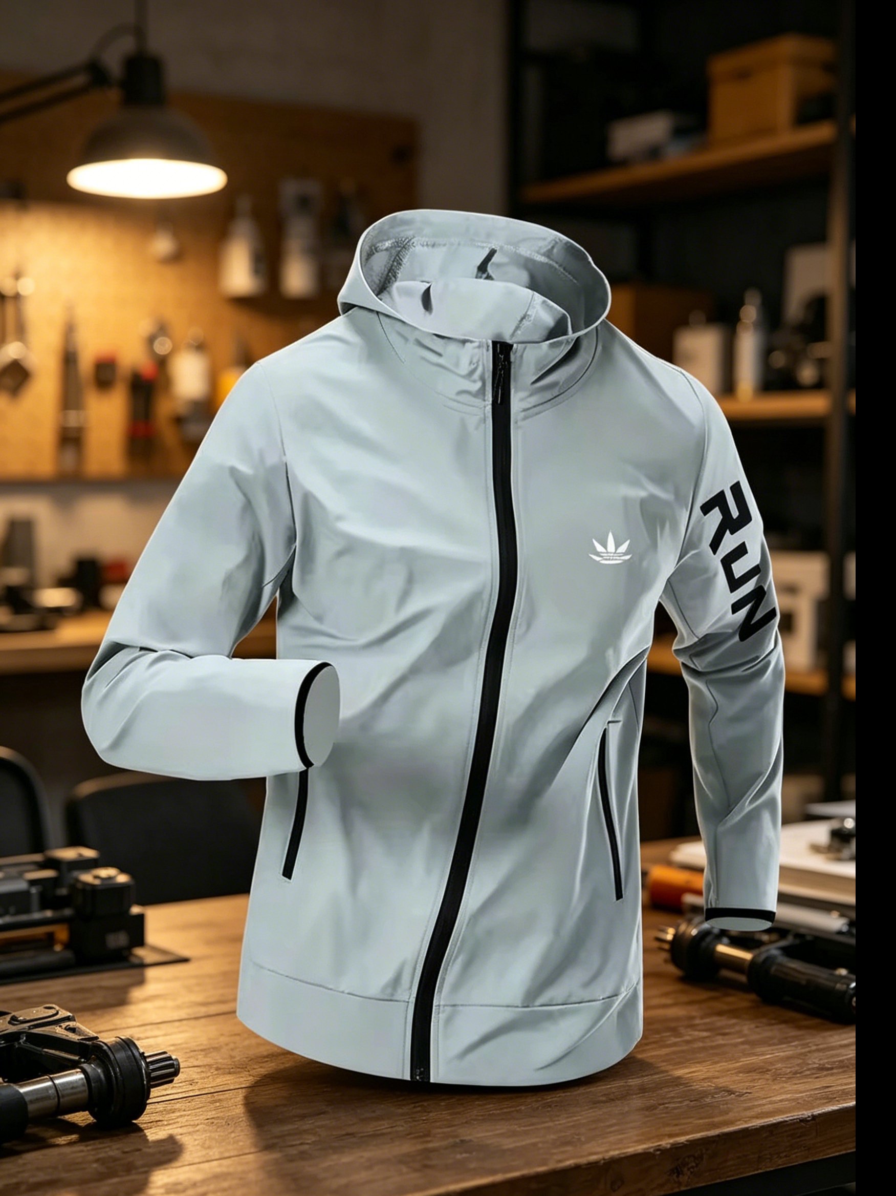 남성용 후드 윈드브레이커 자켓 방수 경량 통기성 스포츠 - Reflective Jacket Running 리뷰 및 가격