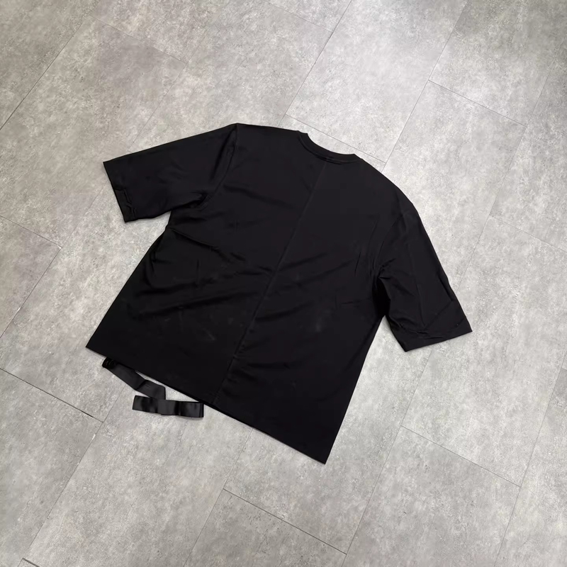 오버사이즈 블랙 RO 스타일 화이트 스타 프린트 티셔츠 - Longline Tee Oversized 리뷰 및 가격