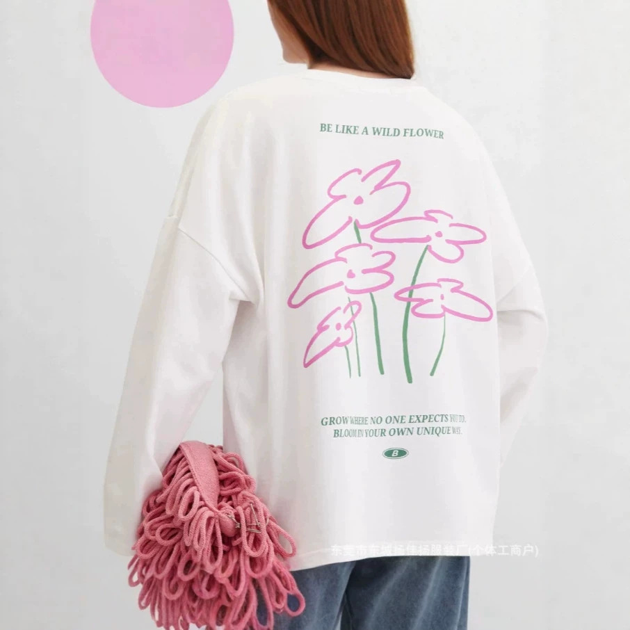 Sweet Preppy Campus Minimal Li - Longline Tee Oversized 리뷰 및 가격