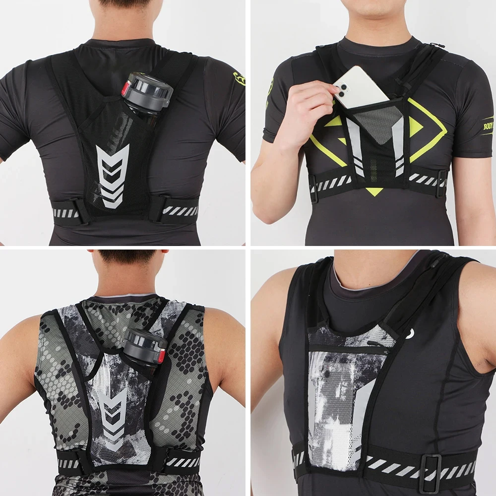 OSSOHH 1Pcs 러닝 조끼, 트레일 러닝 하이킹, - Reflective Jacket Running 리뷰 및 가격