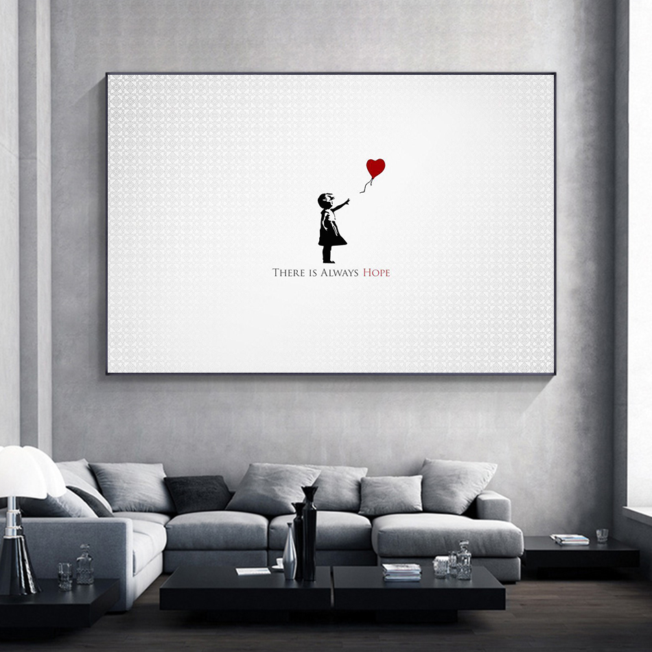 Banksy 추상 거리 낙서 예술 캔버스 회화 벽 장식 - Street Fashion Poster 리뷰 및 가격