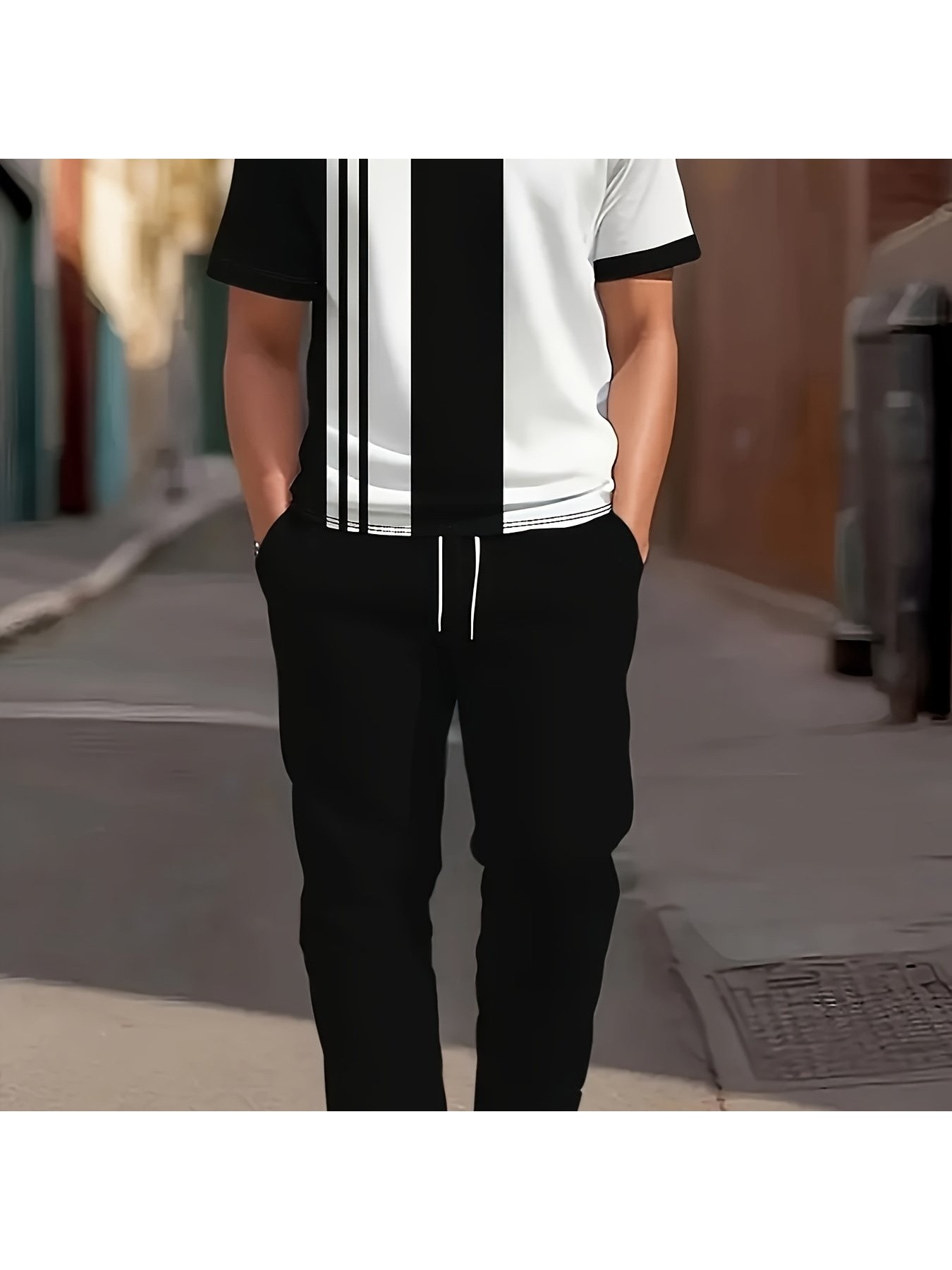 2026 여름 신상 남성 반팔 긴바지 세트 - 스트릿  - Street Fashion Male 리뷰 및 가격