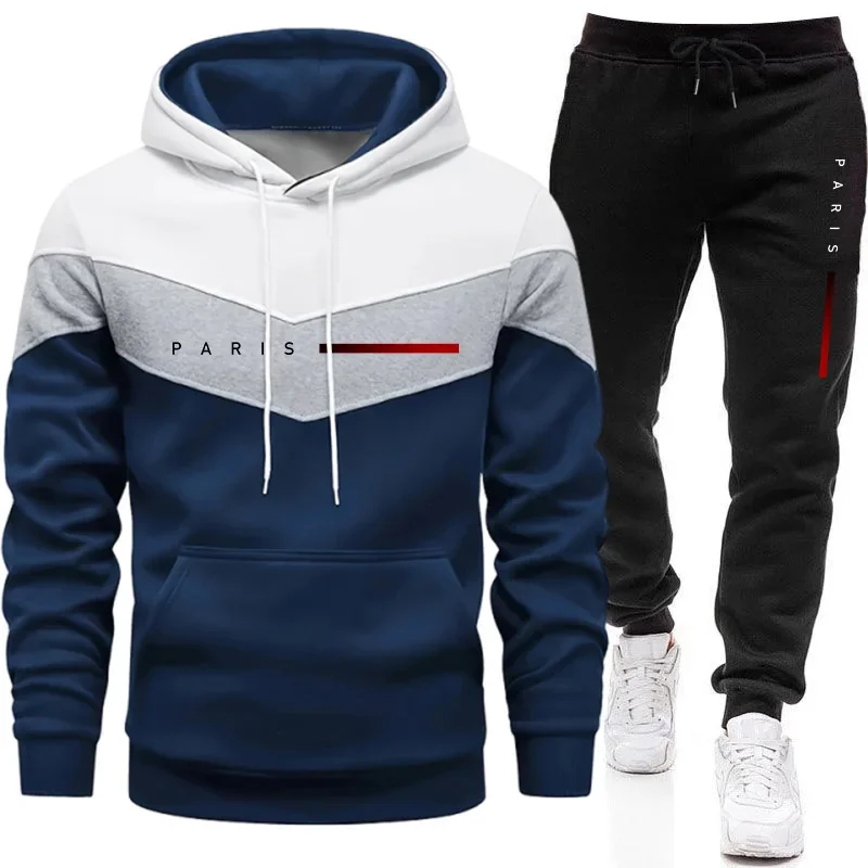 파리 패션 남성 후드티 세트 데일리 캐주얼 스포츠 후드 - Street Fashion Male 리뷰 및 가격