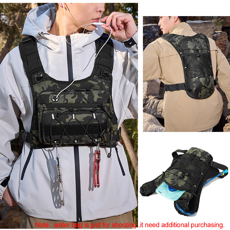 전술 가방 앞가슴 장비 조끼 배낭 캠핑 사냥 가방 남성 - Reflective Jacket Running 리뷰 및 가격