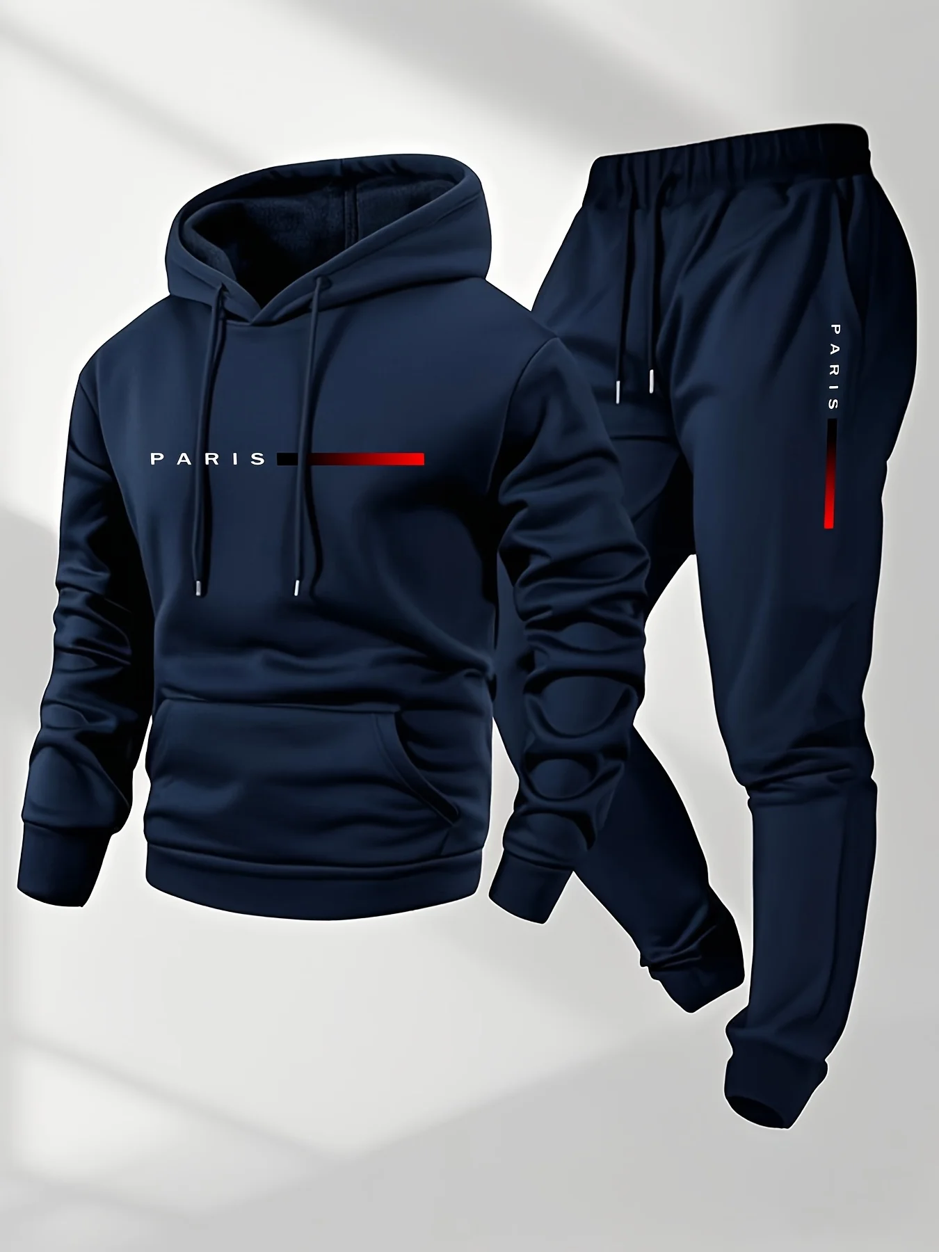 새로운 트렌드 스트리트 패션 레터 프린트 스포츠웨어 세 - Street Fashion Male 리뷰 및 가격