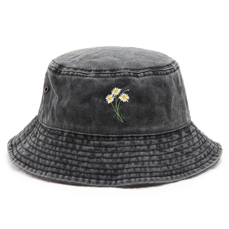 맞춤형 꽃무늬 면 워싱 버킷햇 빈티지 낚시 모자 여성용 - Baseball Cap Fitted 리뷰 및 가격